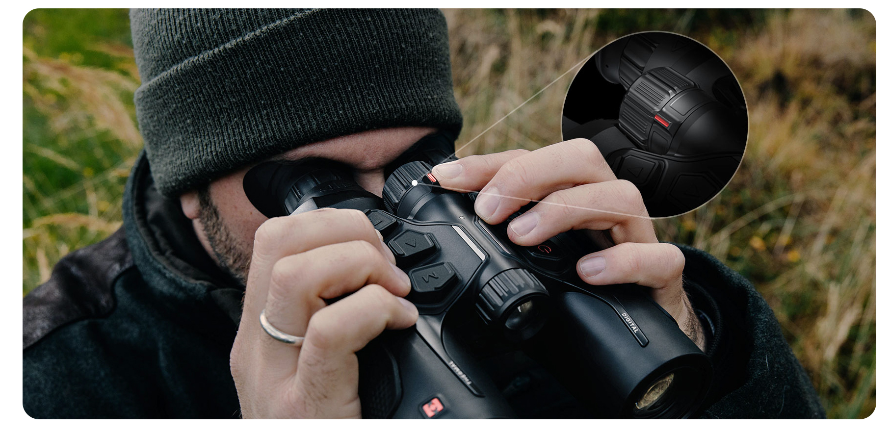 Multispektralna lornetka termowizyjna HIKMICRO Habrok 4K 2.0 HE25L Habrok_4K_HE25L_1