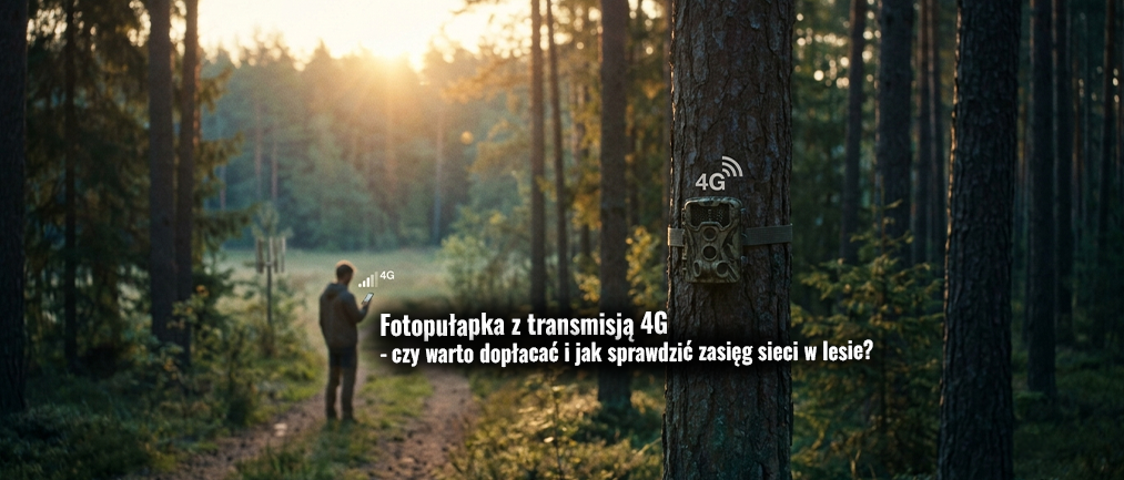 Fotopułapka z transmisją 4G – czy warto dopłacać i jak sprawdzić zasięg sieci w lesie?