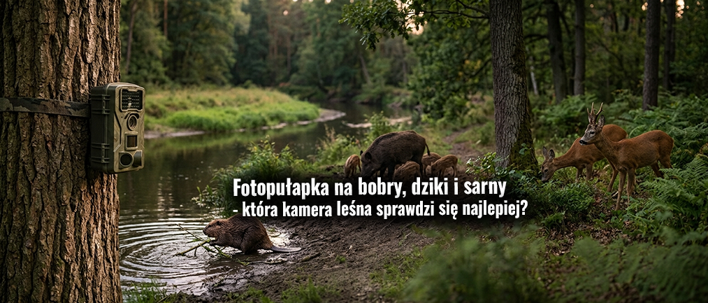 Fotopułapka na bobry, dziki i sarny – która kamera leśna sprawdzi się najlepiej?