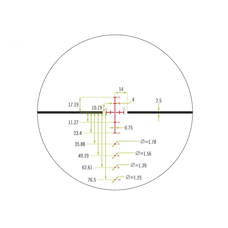 Luneta celownicza Vortex Crossfire II 2-7x32 Crossbow 1" XBR-2