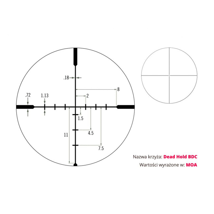 Luneta celownicza Vortex Diamondback 3,5-10x50 1'' BDC