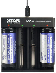Ładowarka do akumulatorów cylindrycznych Li-ion 18650 Xtar MC4