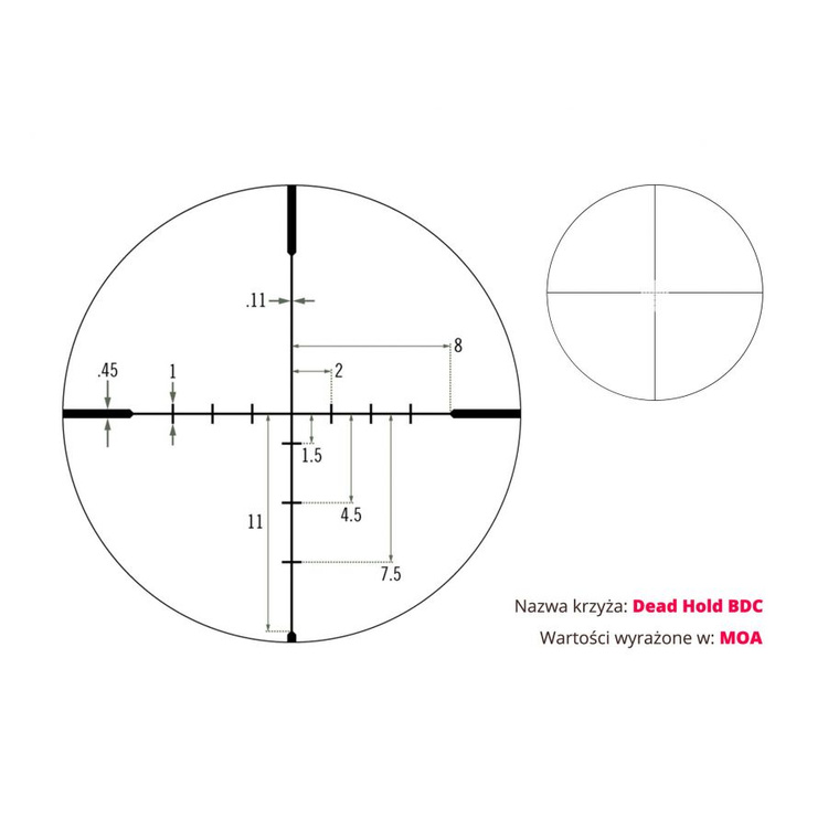 Luneta celownicza Vortex Crossfire II 4-16x50 30 mm AO BDC