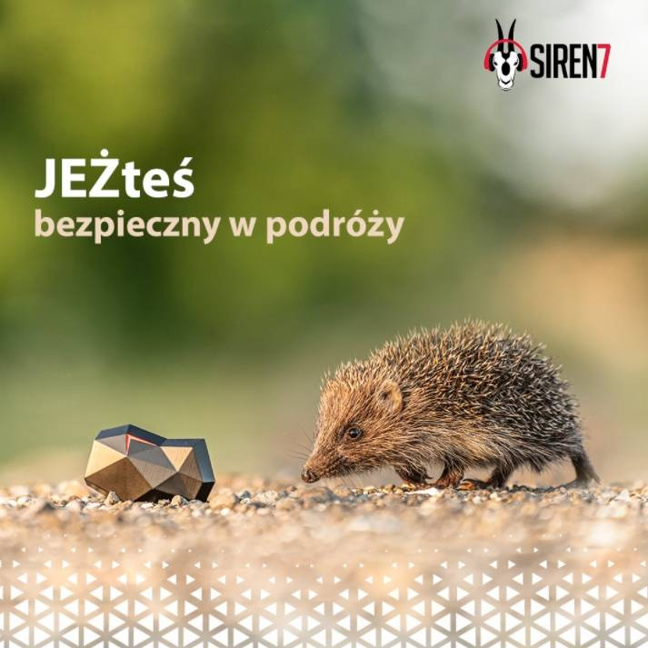 Skuteczny odstraszacz dzikich zwierząt do samochodu DZIKÓW, SAREN, JELENI SIREN7 bezpieczne auto