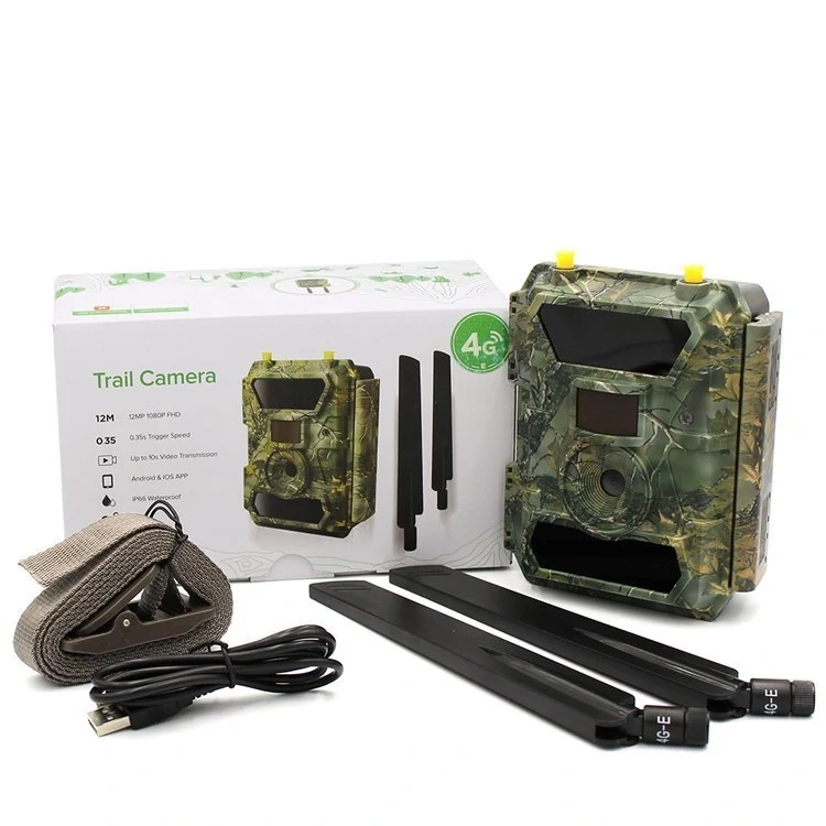 ZESTAW Fotopułapka GSM 4G LTE Kamera Leśna SF4.0Pro AES 24MPX