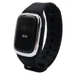 Zegarek Opaska Odstraszająca Komary Czarna M2