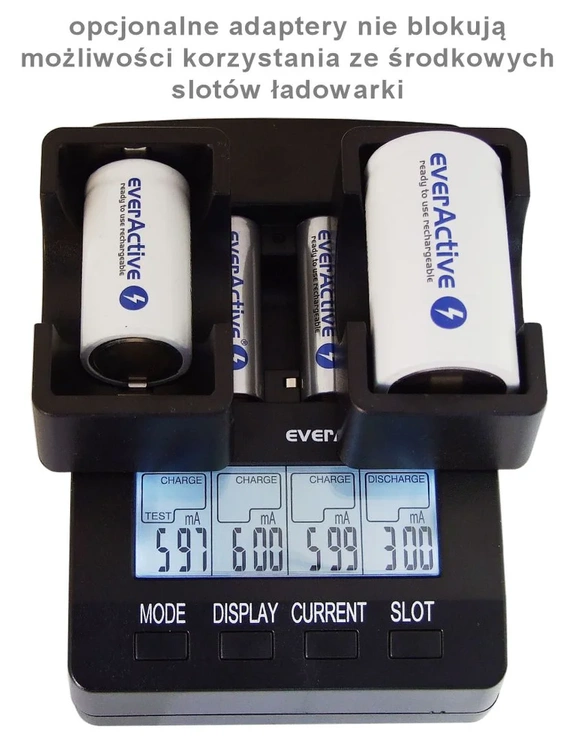 Ładowarka akumulatorków Ni-MH profesjonalna everActive NC-3000