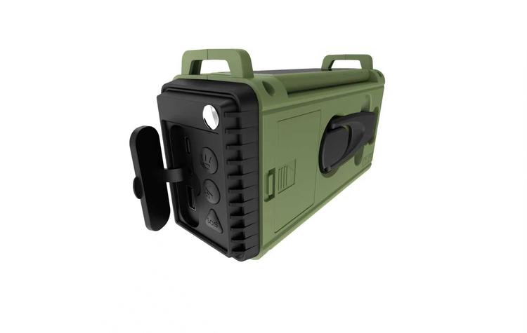 Przenośne Radio Solarne TOPHUNT 1199MAX Solarne Alarmowe Awaryjne Latarka Bateria SOS