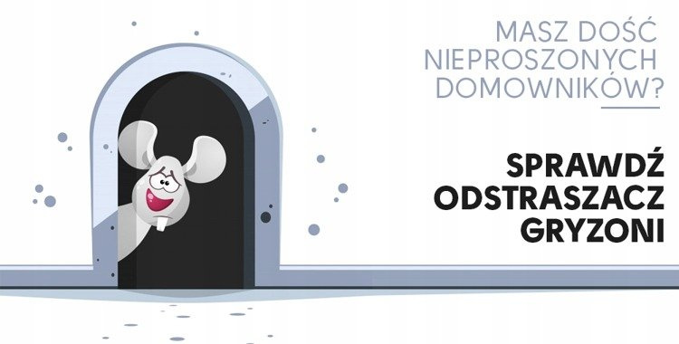 Skuteczny odstraszacz myszy, szczurów, kun, gryzoni 220V