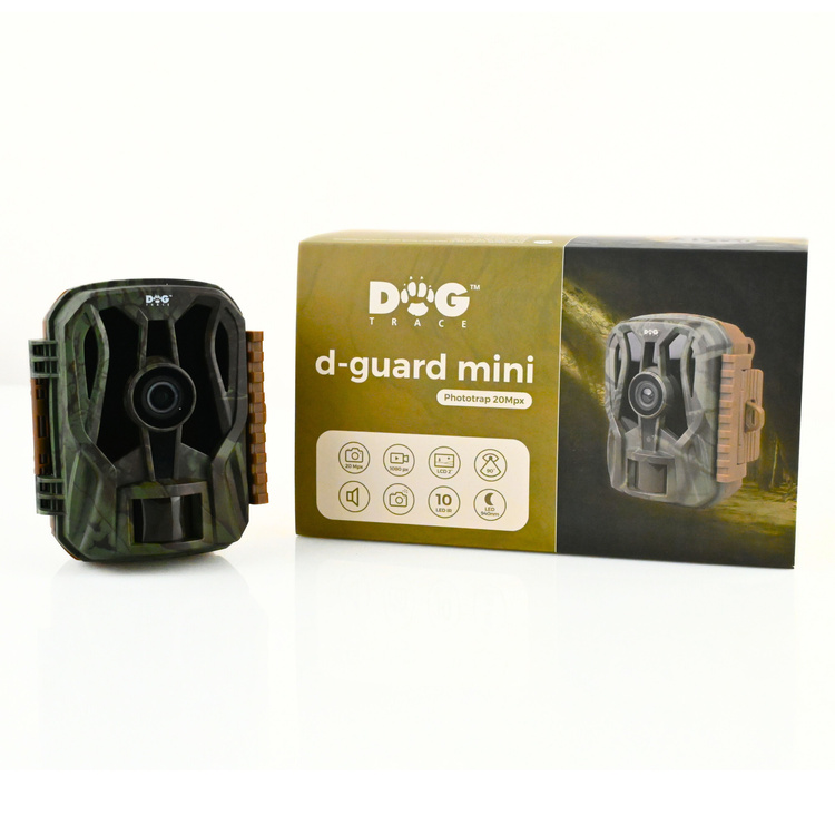 Zestaw Fotopułapka DOGTRACE D-Guard Mini + karta SD 32GB + 4xAA