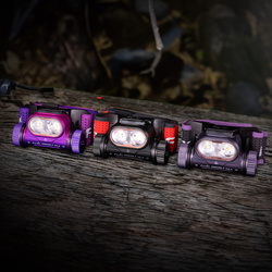 Latarka Czołowa Fenix HM65-T v2.0 ciemnofioletowa