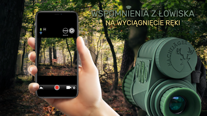 Zestaw Noktowizor Monokular NachtJaeger NH-3 + Akcesoria