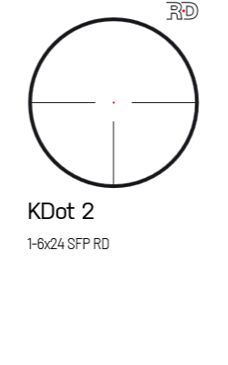 Luneta MeoPro R6 1-6x24 SFP RD - K-Dot2