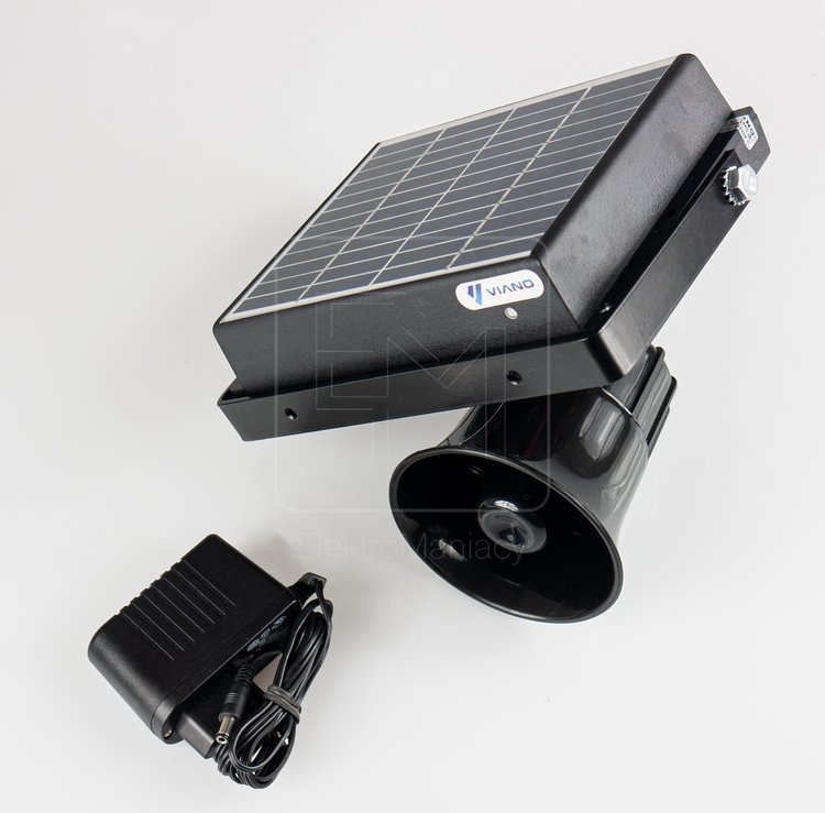 Skuteczny solarny dźwiękowy odstraszacz ptaków, gołębi, szpaków, wróbli