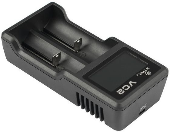 ŁADOWARKA DO AKUMULATORÓW CYLINDRYCZNYCH LI-ION 18650 Xtar VC2