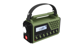 Przenośne Radio Solarne TOPHUNT 1199MAX Solarne Alarmowe Awaryjne Latarka Bateria SOS