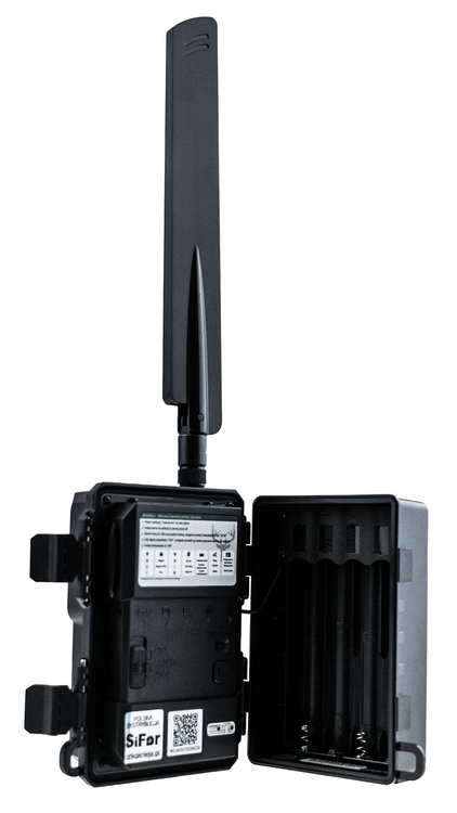 SiFar SF200 — fotopułapka 4G LTE 20 Mpx Full HD, IR 940nm, IP66, zasilanie AA z opcją solar, karta SIM w zestawie