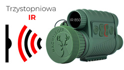Zestaw Noktowizor Monokular NachtJaeger NH-3 + Akcesoria