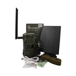 Fotopułapka gsm z podglądem na żywo H2 + panel solarny