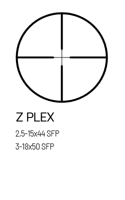 Luneta MeoPro R6 3-18x50 SFP - Z-Plex