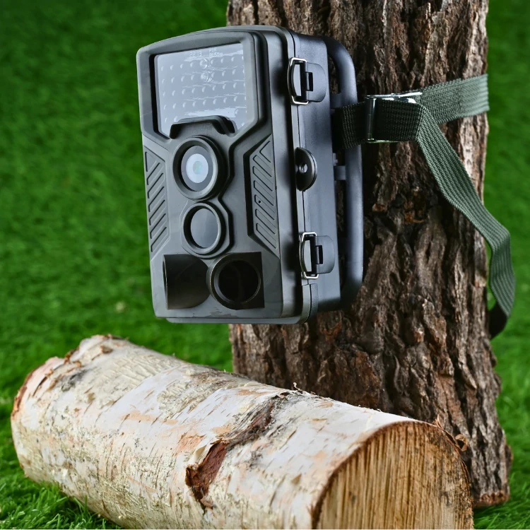 Zestaw Fotopułapka kamera leśna TOPHUNT HC800A FHD 42xIR 16MPX + Karta SD 32 GB +8xAA