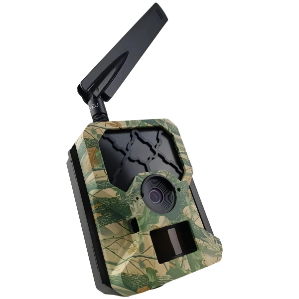 Zestaw KameraFotopułapka Predator Eye i001AES szyfrowanie zdjęć Full-HD 4G LTE GSM 30MPX + 8XAA + SD 32GB + Karta SIM