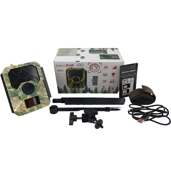 Kamera Fotopułapka Predator Eye i001AES szyfrowanie zdjęć Full-HD 4G LTE GSM 30MPX