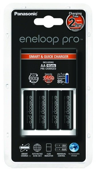 Panasonic Eneloop BQ-CC55 + 4 x R6/AA Eneloop 2550mAh