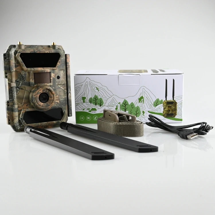 Zestaw Fotopułapka kamera leśna 4.0 CG Pro 60° 4G LTE 24MPX + 12AA + SD32GB + SIM