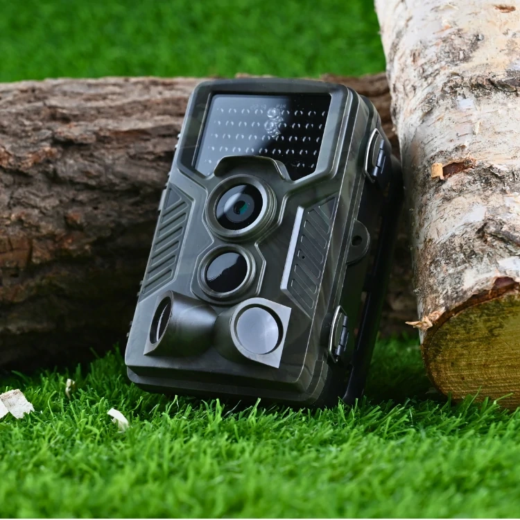 Zestaw Fotopułapka kamera leśna TOPHUNT HC800A FHD 42xIR 16MPX + Karta SD 32 GB +8xAA