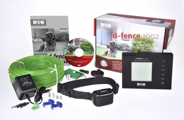 Niewidzialne ogrodzenie dla psa zestaw z kablem DOGTRACE d-fence 2002