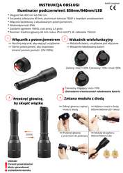 Iluminator Laserowy Podczerwieni X-Hog 01 850nm 1000m