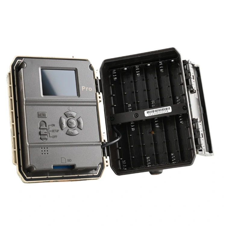SiFar SF4.0CG Pro 100° GPS — fotopułapka 4G LTE 24 Mpx, moduł GPS, IR 940nm, zasilanie 12×AA