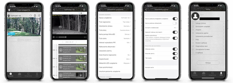Zestaw fotopułapka z podglądem na żywo TopHunt 2.7K 4G LTE Dark Green