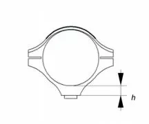 Montaż ŁUSZCZEK super short Medium