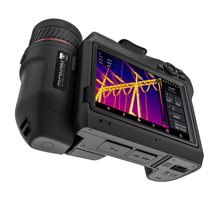 Kamera termowizyjna przemysłowa z dalmierzem termowizor HIKMICRO SP60H-L25