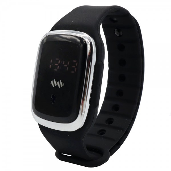 Zegarek Opaska Odstraszająca Komary Czarna M2