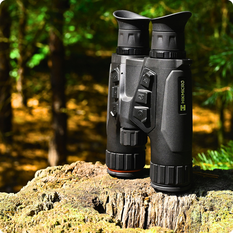 Multispektralna lornetka termowizyjna Habrok HH35LN IR940nm z dalmierzem