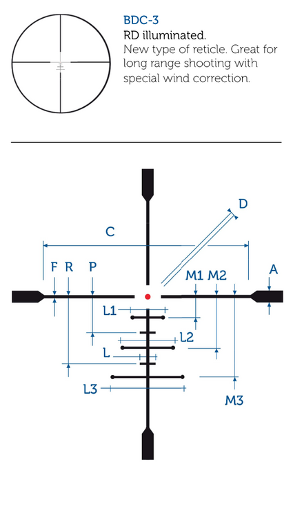 Luneta MeoStar R2 2,5-15x56 RD PA - BDC 3 - regulacja paralaksy