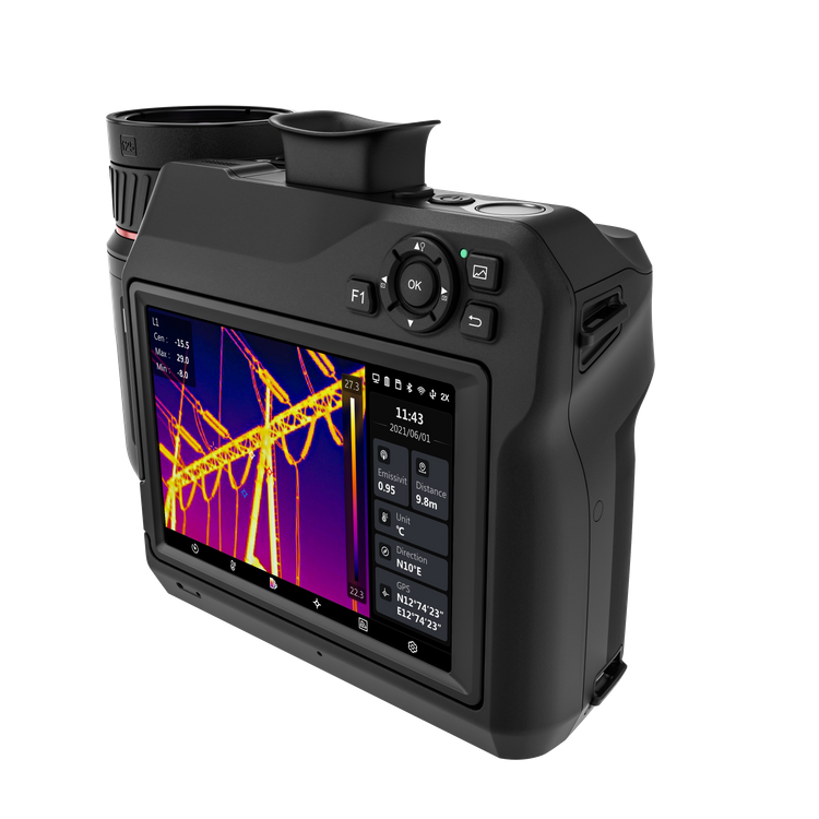 Kamera termowizyjna przemysłowa z dalmierzem termowizor HIKMICRO SP60H-L25