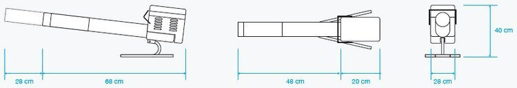 Armatka hukowa na gaz Odstraszacz Ptaków Dzików Guardian 2