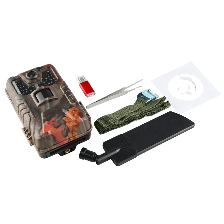 Zestaw Fotopułapka Kamera Leśna HC-900LTE GSM 16MPX +Karta SD 32 GB +8xAA