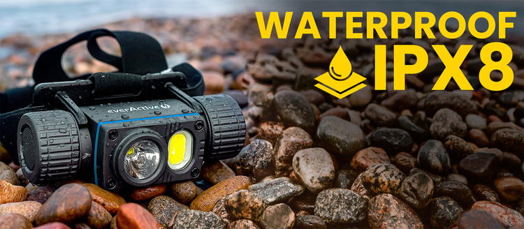 Latarka czołowa z akumulatorem LED everActive HL-2000R Force pro