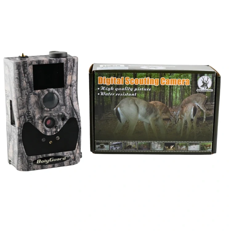 Zestaw Fotopułapka Kamera leśna HC-BG584 GSM 4g LTE 24MPX + Karta SD 32GB +8xAA + Karta SIM Starer Orange