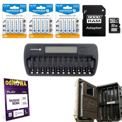 SF3.5/SF4.0CG Najbogatszy zestaw zasilający fotopułapkę