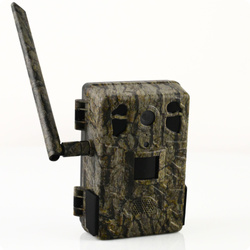 Zestaw Fotopułapka GSM Kamera Leśna TOPHUNT H6 Tree grain Panel Solarny 6xAkumulator 18650 Karta SD 32 GB Karta SIM Orange