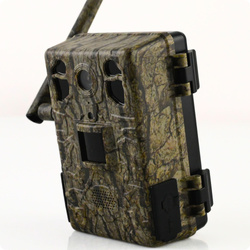 Zestaw Fotopułapka GSM Kamera Leśna TOPHUNT H6 Tree grain Panel Solarny 6xAkumulator 18650 Karta SD 32 GB Karta SIM Orange