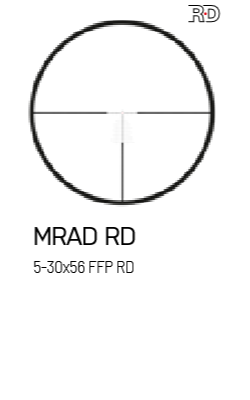 Luneta MeoPro R6 5-30x56 FFP RD (MIL) - MRadRD