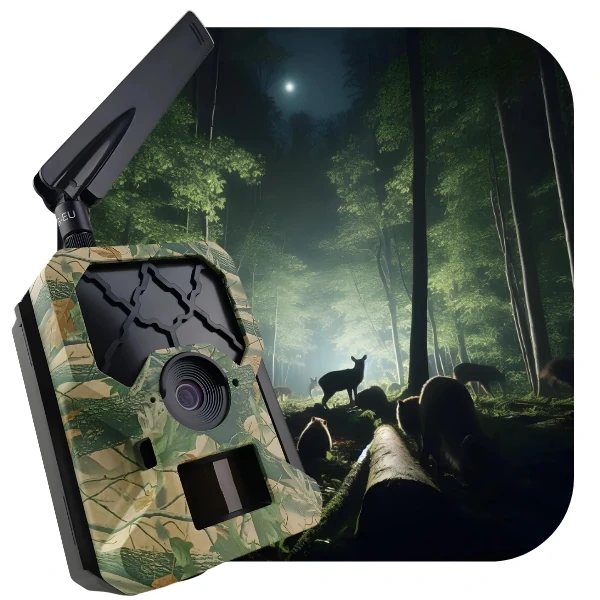 Kamera Fotopułapka Predator Eye i001AES szyfrowanie zdjęć Full-HD 4G LTE GSM 30MPX