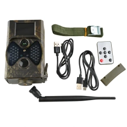 Fotopułapka GSM kamera leśna HC-300M 40 IR 940nm Czujnik Ruchu v3 16MPX